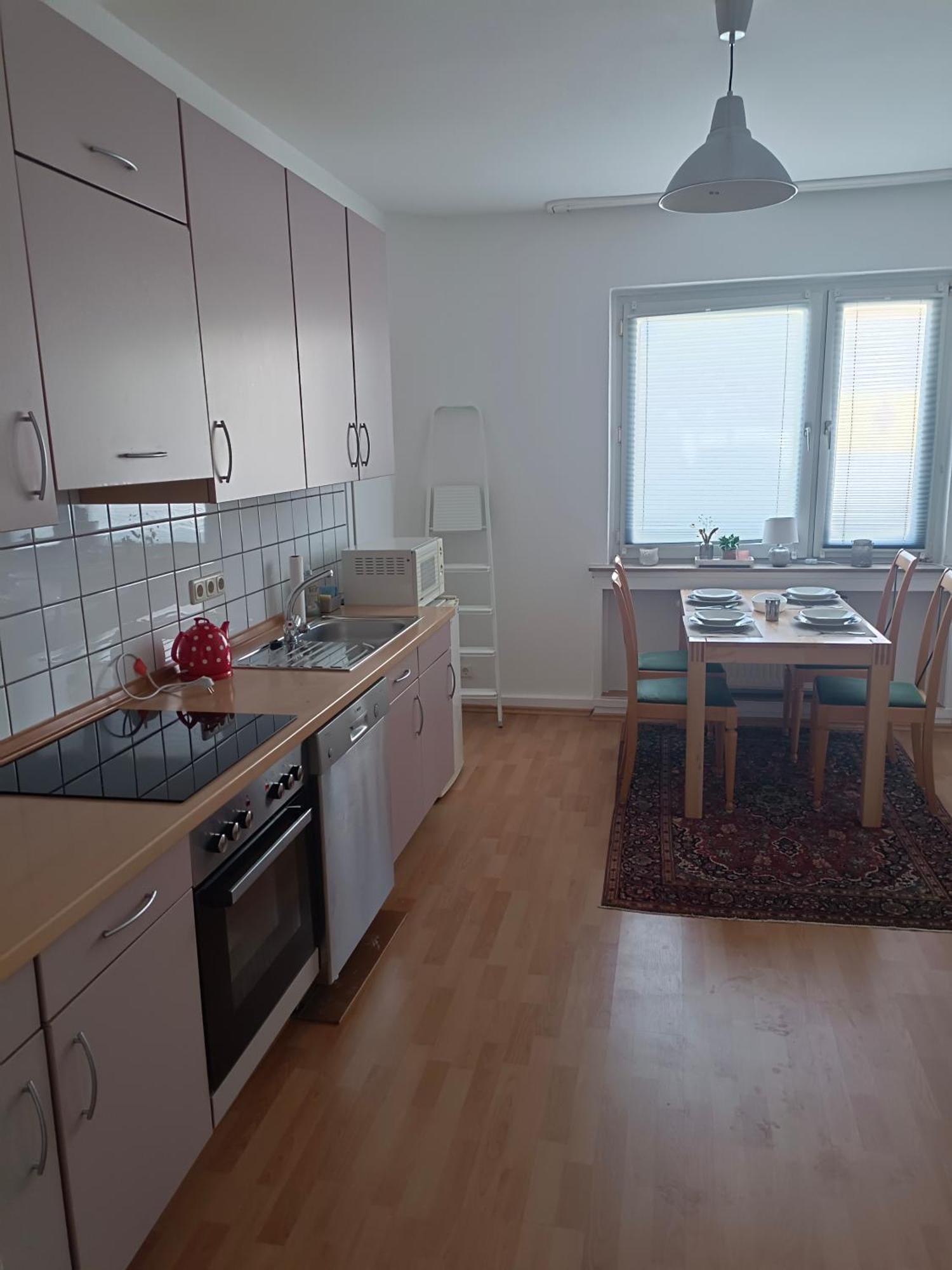 Nette Kuschelige Terrassen Wohnung Bochum Bagian luar foto